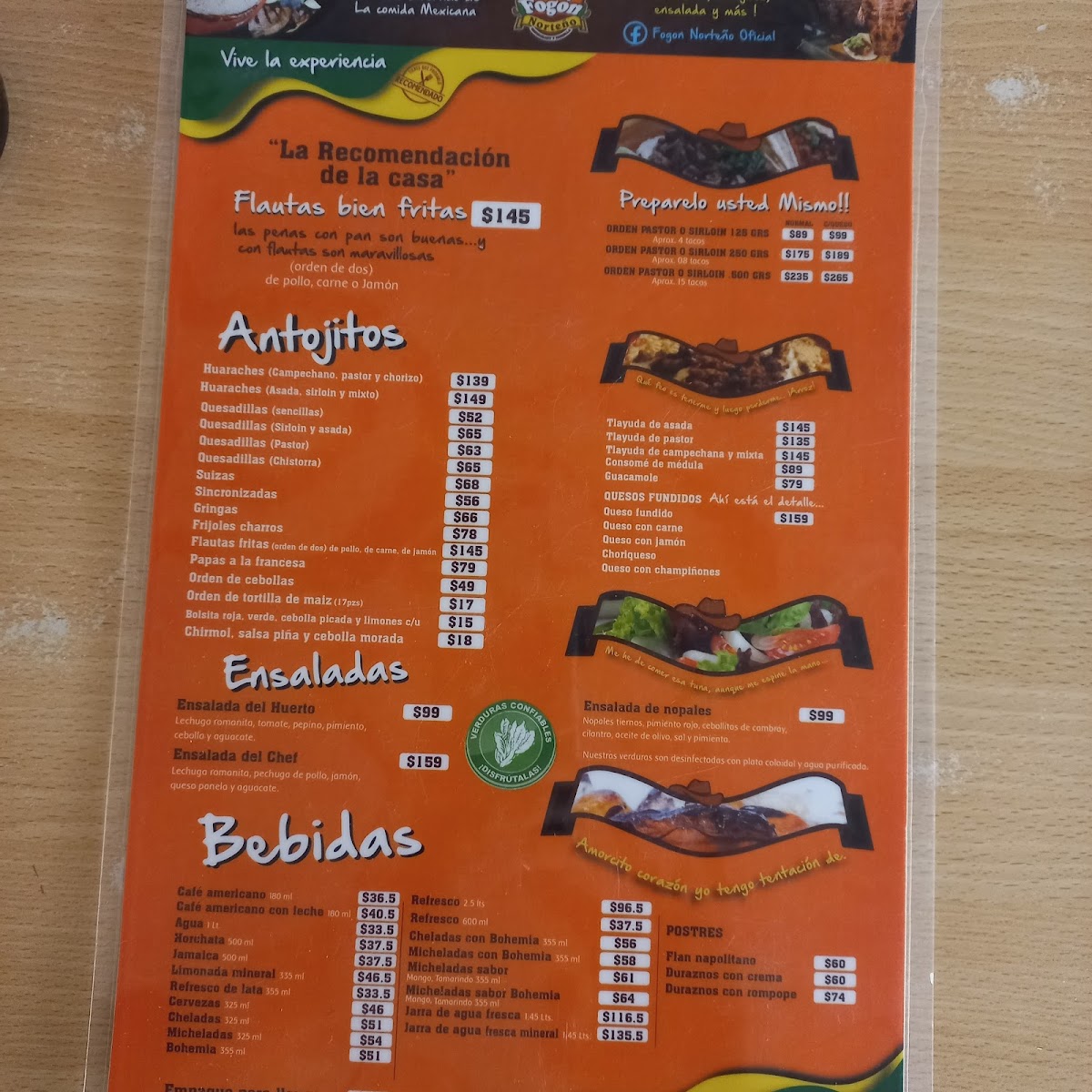El Fogón Norteño Suc. Centro Menu - Image 3